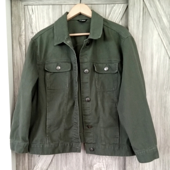 Joe Fresh Jackets & Blazers - Joe Fresh Sage Green Cotton Jean Jacket 1X